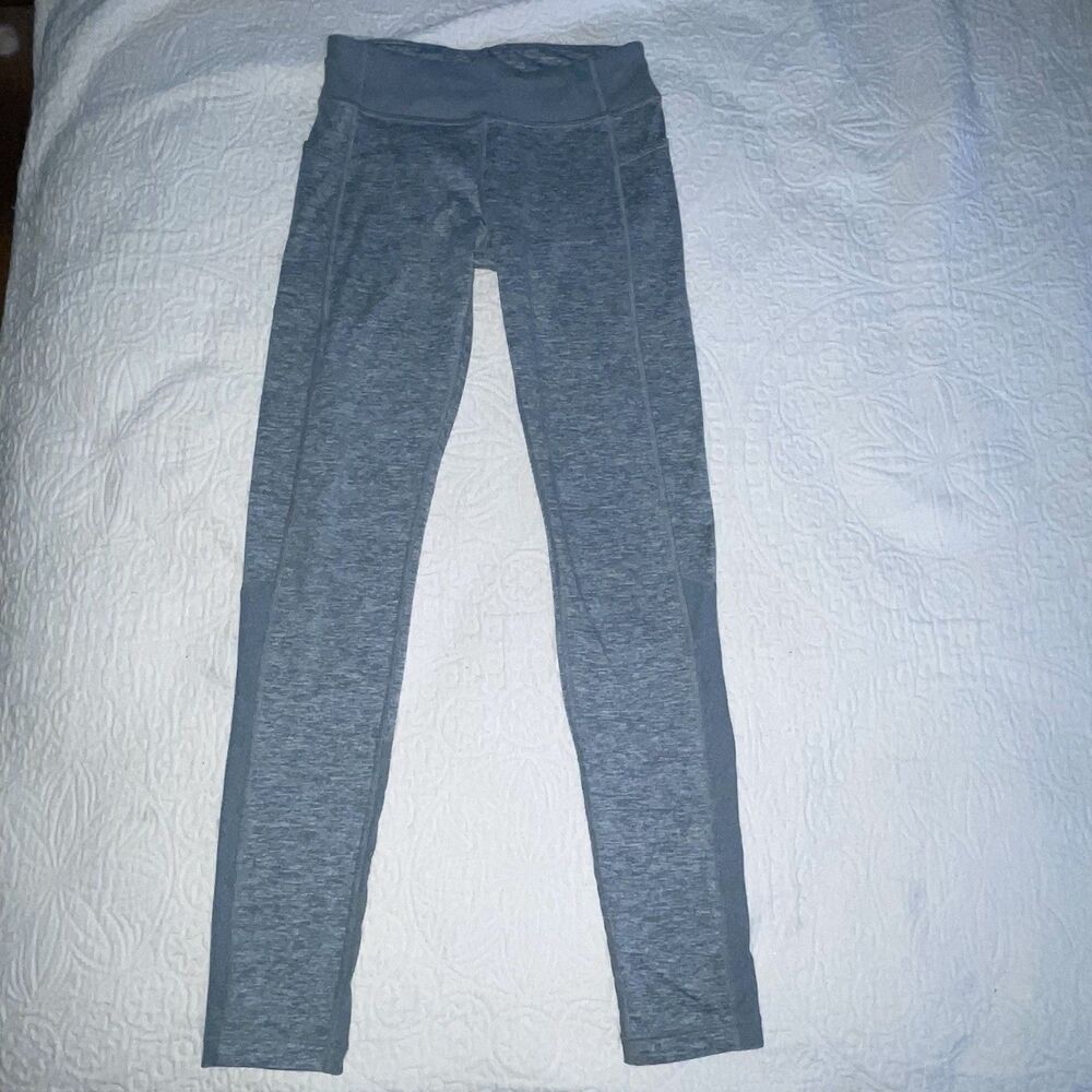 Athleta Girl Green Heather Snowball Tight Active Leggings‎ Size XL / 14
